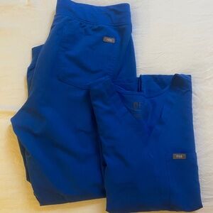 Figs blue scrub set Size Medium